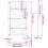 VidaXL vidaXL Gartentor 100x175 cm Cortenstahl Helles Design 4