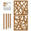 VidaXL vidaXL Gartentor 100x175 cm Cortenstahl Helles Design 5