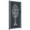 VidaXL vidaXL Gartentor Anthrazit 100x175 cm Stahl Baum-Design 2