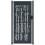 VidaXL vidaXL Gartentor Anthrazit 100x175 cm Stahl Bambus-Design 3