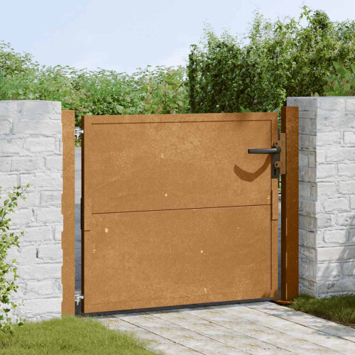 VidaXL vidaXL Gartentor 100x100 cm Cortenstahl 2