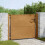 VidaXL vidaXL Gartentor 100x75 cm Cortenstahl 3