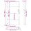 VidaXL vidaXL Gartentor 100x200 cm Cortenstahl 4