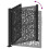 VidaXL vidaXL Gartentor Schwarz 100x100 cm Stahlblatt-Design 7