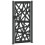 VidaXL vidaXL Gartentor Schwarz 100x200 cm Stahl Leichtes Design 6