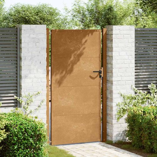 VidaXL vidaXL Gartentor 100x200 cm Cortenstahl 2