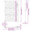 VidaXL vidaXL Gartentor 100x150 cm Wetterfester Stahl Blattdesign 4