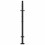 VidaXL vidaXL Gartentor Schwarz 100x100 cm Stahl Trace Design 5