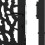 VidaXL vidaXL Gartentor Schwarz 100x100 cm Stahl Trace Design 8