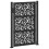 VidaXL vidaXL Gartentor Schwarz 100x150 cm Stahlblatt-Design 6