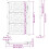 VidaXL vidaXL Gartentor Schwarz 100x150 cm Stahlblatt-Design 9
