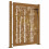 VidaXL vidaXL Gartentor 100x150 cm Cortenstahl Bambus-Design 2