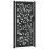 VidaXL vidaXL Gartentor Schwarz 100x200 cm Stahl Flammendesign 2