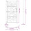 VidaXL vidaXL Gartentor Schwarz 100x200 cm Stahl Flammendesign 4
