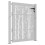VidaXL vidaXL Gartentor 100x150 cm Cortenstahl Bambus-Design 5