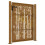 VidaXL vidaXL Gartentor 100x150 cm Cortenstahl Bambus-Design 7