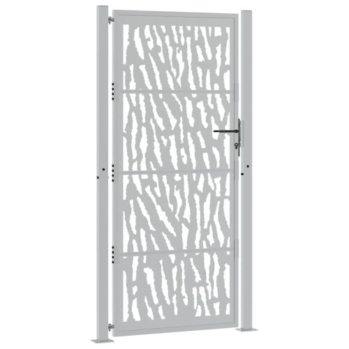 VidaXL vidaXL Gartentor 100x200 cm Verwitterungsstahl Trace-Design 2