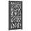 VidaXL vidaXL Gartentor Schwarz 100x200 cm Stahl Trace Design 2