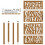 VidaXL vidaXL Gartentor 100x200 cm Verwitterungsstahl Trace-Design 5