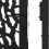 VidaXL vidaXL Gartentor Schwarz 100x200 cm Stahl Trace Design 8