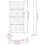 VidaXL vidaXL Gartentor Schwarz 100x200 cm Stahl Trace Design 9