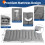 Camping Cot Portable Camping Bed Folding Sleeping Bed w/ Mattress 9