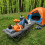 Camping Cot Portable Camping Bed Folding Sleeping Bed w/ Mattress 15