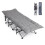 Camping Cot Portable Camping Bed Folding Sleeping Bed w/ Mattress 2