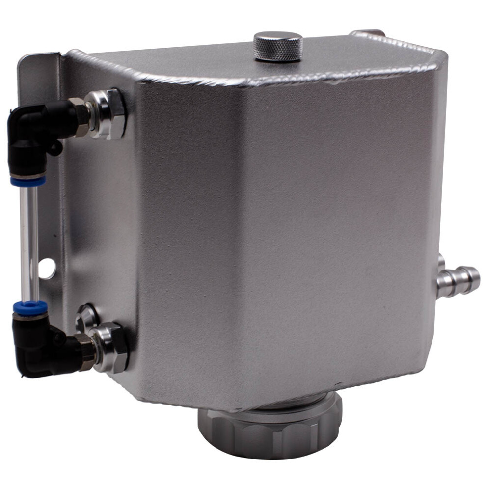 1L Oil Catch Can Tank Coolant Water Expansion Tank Aluminium Alloy Overflow 6941324419533