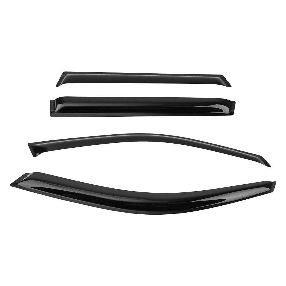 Wind Deflectors Shield Kit For Bmw X5 E53 1999-2006 Outside Mount Black 6941677598381