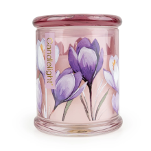 Candlelight Large Glass Jar Candle - Crocus & Sweet Orange