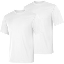 Hanes Men T-Shirt Pack of 2 (S) White