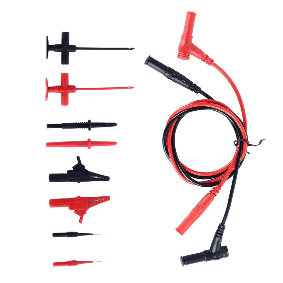 Multimeter Test Probe Kit 4Mm Banana Connectors Silicone 60Cm Leads 8201385868311