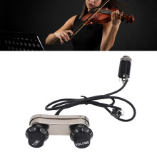 Set di pickup a contatto per violino con tono e volume, per ponte con piezo, adatto a superfici piane o solide
