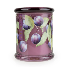 Candlelight Large Glass Jar Candle - Damson & Patchouli Flower