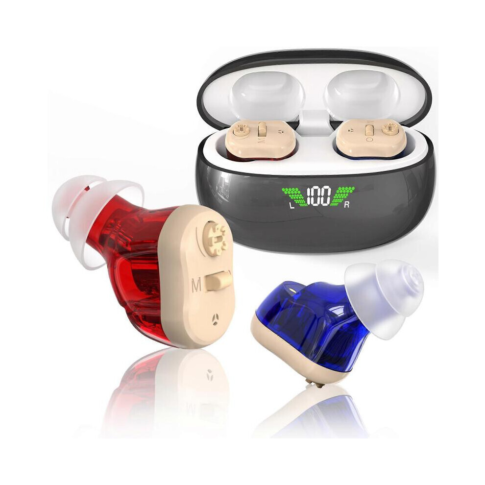 Upgraded rechargeable hearing aids for adults and the elderly