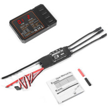 ESC Sans Balais 30 A 2-3 S Lipo, Sortie BEC avec Carte de Programmation pour Voiture, Bateau, Avion, Pièces de Bricolage RC