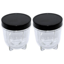 Ensemble de Tasses et Couvercles de 355 Ml, Pièces pour Mixeur , Couvercles pour Gobelets MB1001 250 W, Pièces de Rechange pour Magic
