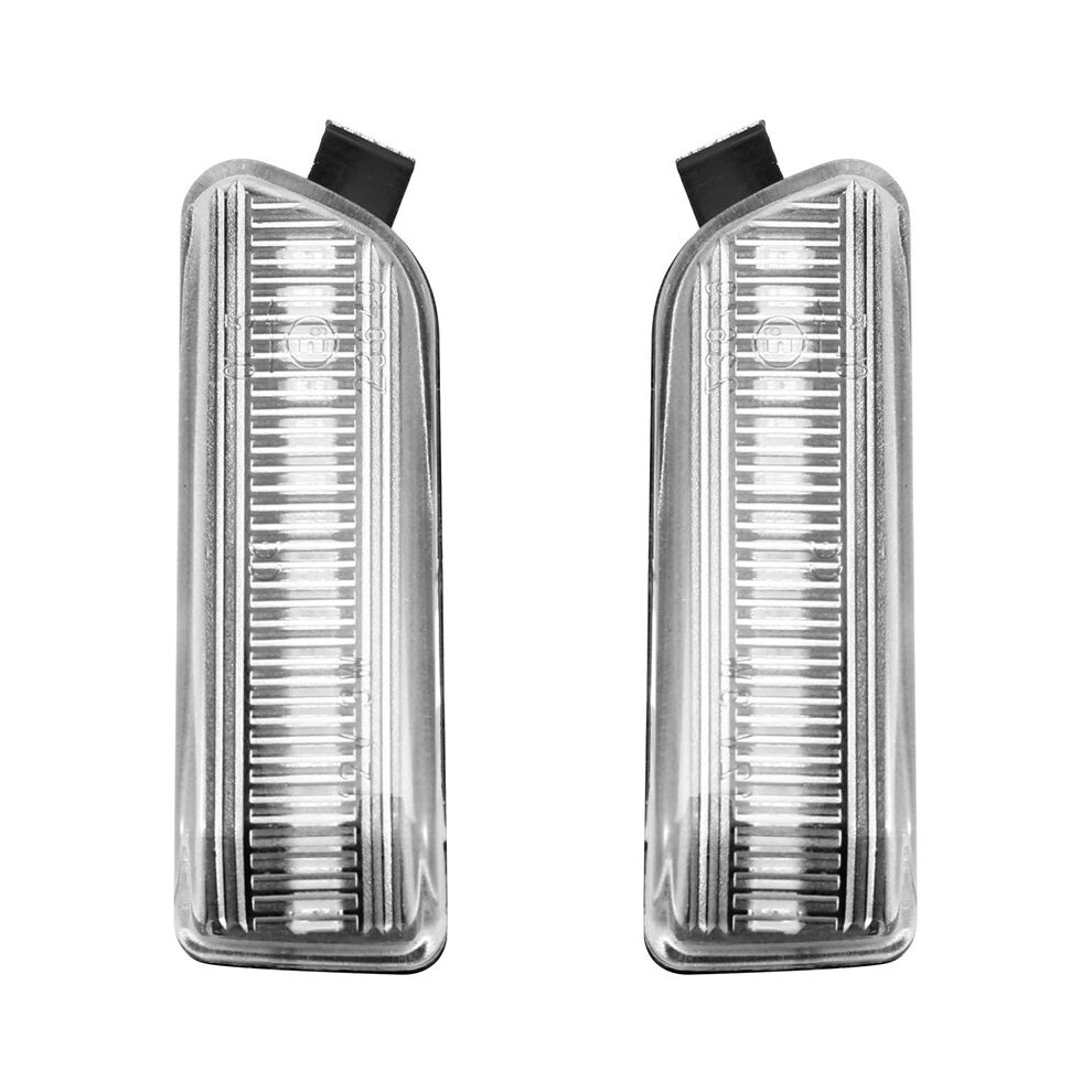 1Pair For A8 A8l S8 Flashing Led Side Indicator Turn Signal Lights 4E0949127,4E0949128 Transparent Amber Tauoh