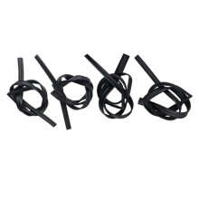 4pcs Door Glass Run Seal Strip Weatherstrip for Land LX450 68141-60010 68151-60010 68142-60011 6815260011