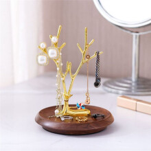 Jewelry Holder Stand Reindeer-Earring Hanging Organizer Jewelry Tree Necklace Holder Jewelry Storage Tree Storage Rack A