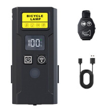 Bicycle Headlight with Horn Bike Handlebar Flashlight Remote Control Cycling Safety Lamp Bicycle Accessories