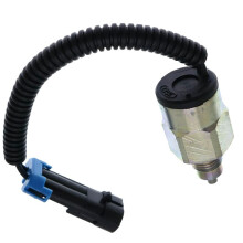 84128131 87445987 Elettrovalvola di Arresto 12V per Retroescavatore Case 410 420 420CT 430 435 440 580N Parti per Escavatore