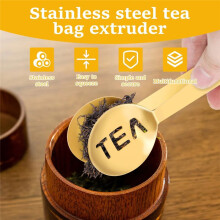 10Pack Tea Bag Squeezer Tongs Sturdy Tea Filter Spoon Safe Strainer Tongs Holder Easy to Use Metal Spoon Sugar Clip