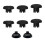 8PCS Thumbsticks Swap Thumb Sticks Joysticks Replacement for PS5/PS4/ Pro/ Series Controllers Black 1