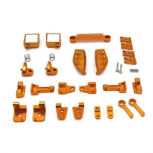 RC Auto Upgrade Auto Shell Trim Kit voor MJX 1/12 H12Y H12Y+ RC Auto Upgrade Accessoires Goud