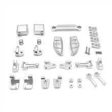 RC-Car-Upgrade-Car-Shell-Trimm-Kit für MJX 1/12 H12Y H12Y+ RC-Car-Upgrade-Zubehör, Silber