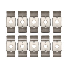 10Pcs High-Quality Double Rod Mat Fence Attachment Accessories Type Butterfly Made of V2A. Fence Holder,B