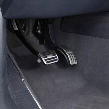 Para 6 2024 2025 Alumínio Acelerador Pedal Freio Antiderrapante Tapete Capa Carro Esporte Interior Acessórios
