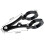 Motorcycle Universal Headlight Bracket Mount Clamp for 39mm-41mm Adjustable Headlight Mount Clamp Black 10